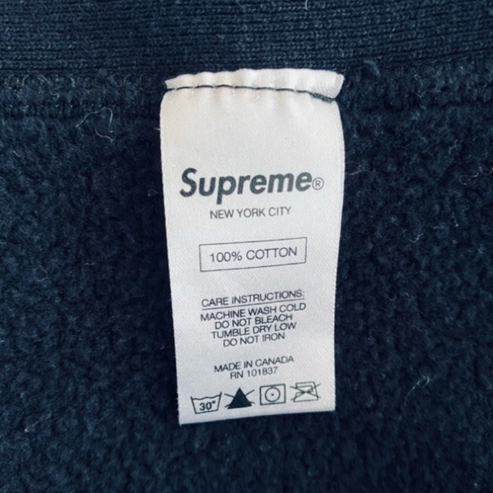 Supreme Black Hoodie Size Medium - Picture 3 of 5
